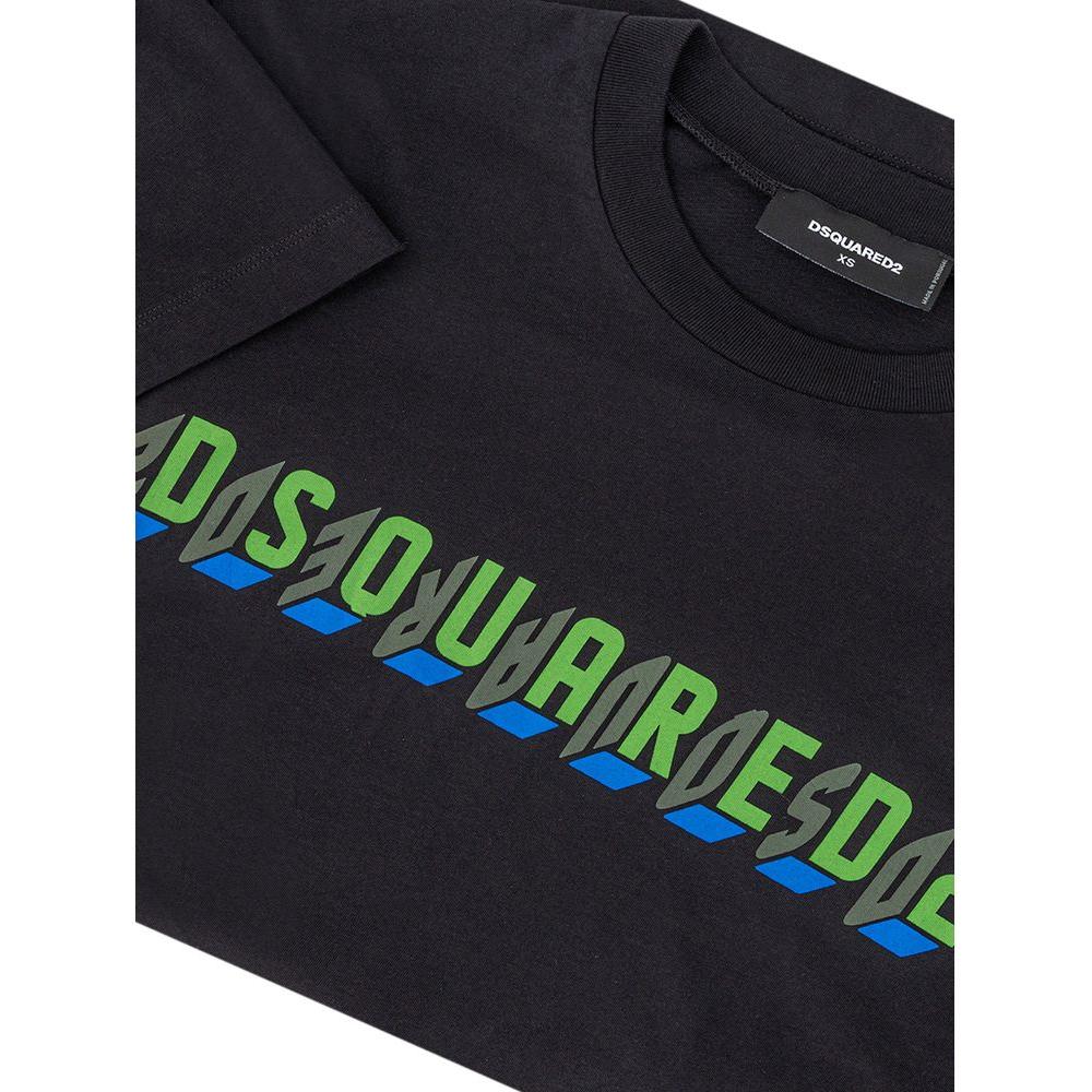 Dsquared² Black Cotton T-Shirt Dsquared²