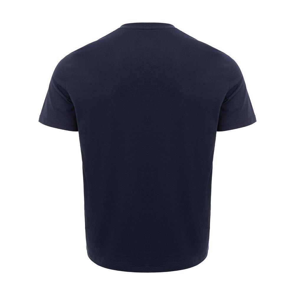 Armani Exchange Sleek Blue Cotton Tee for Men Armani Exchange