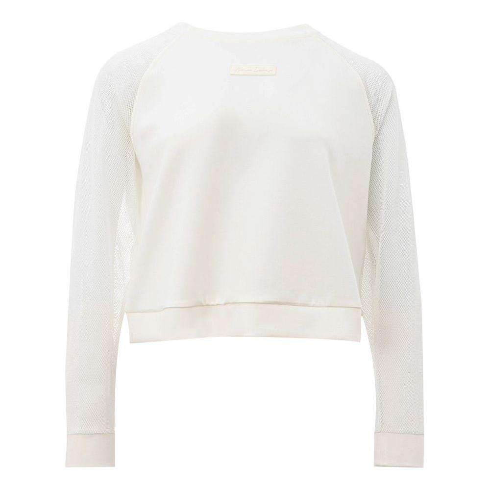 Armani Exchange Elegant White Polyamide Sweater Armani Exchange