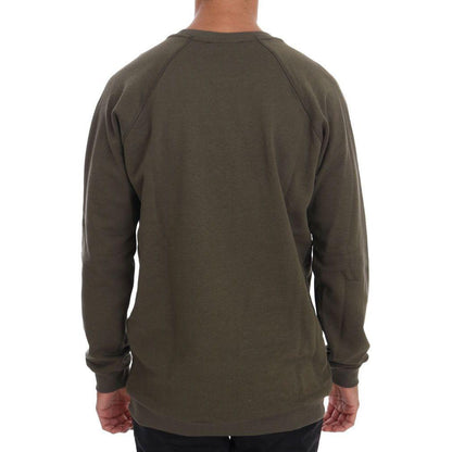 Daniele Alessandrini Green Crewneck Cotton Sweater