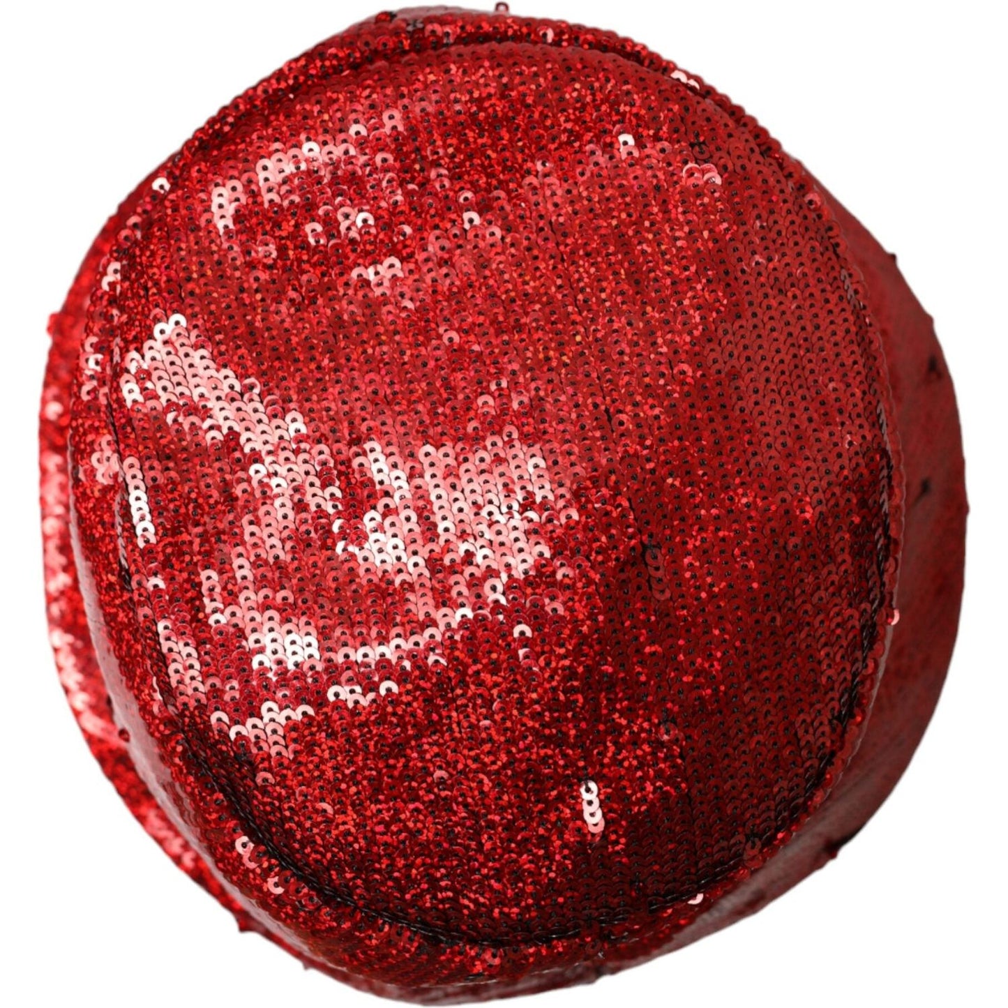 Dolce & Gabbana Red Sequined Nylon Bucket Hat Men Dolce & Gabbana