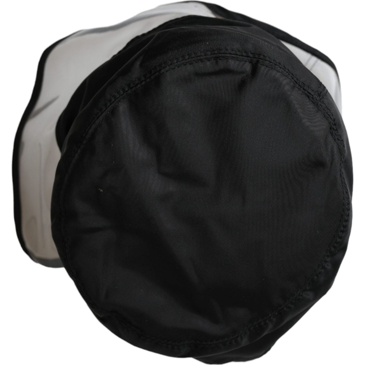 Dolce & Gabbana Black Polyester Plastic Bucket Hat Men Dolce & Gabbana