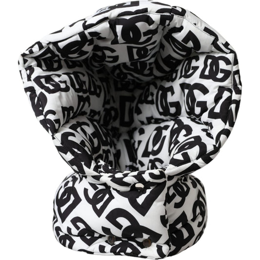 Dolce & Gabbana White Logo Whole Head Wrap Hat Men Dolce & Gabbana