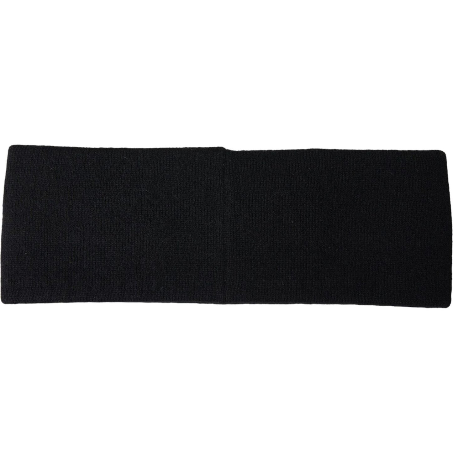 Dolce & Gabbana Black DG Cashmere Knitted Head Band Hat Men Dolce & Gabbana