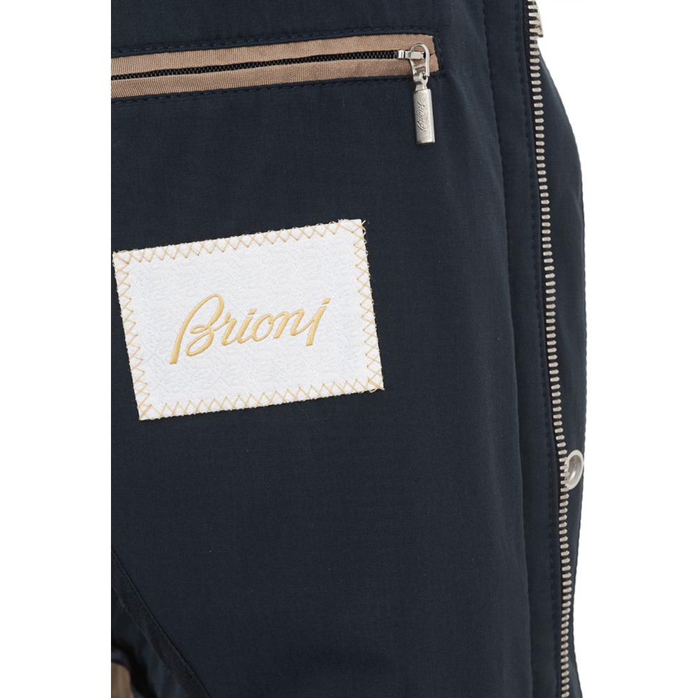 Brioni Blue Cotton Jacket Brioni