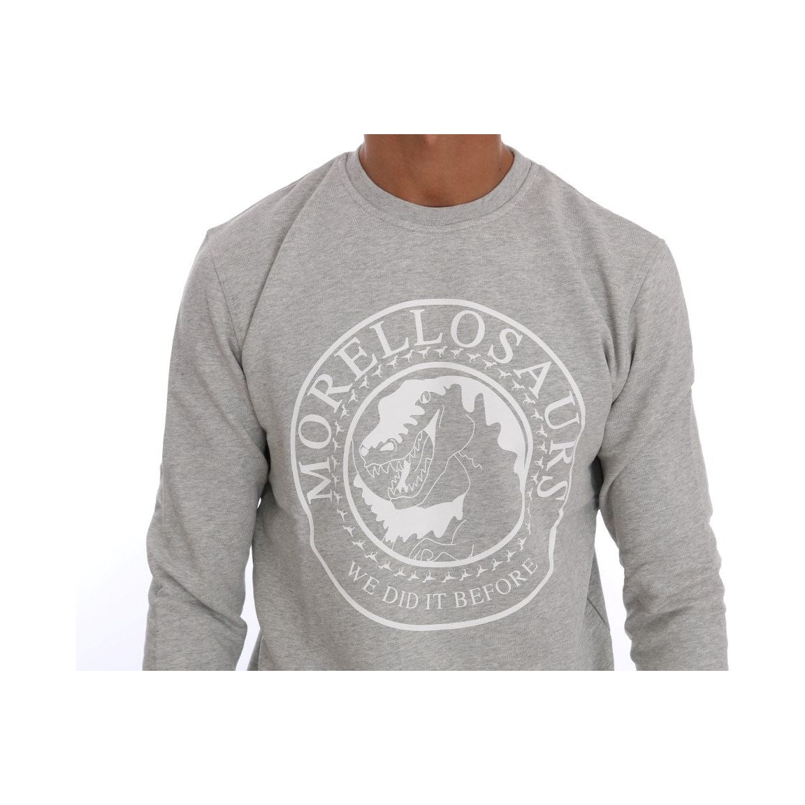 Frankie Morello Chic Morellosaurs Crewneck Cotton Sweater Frankie Morello