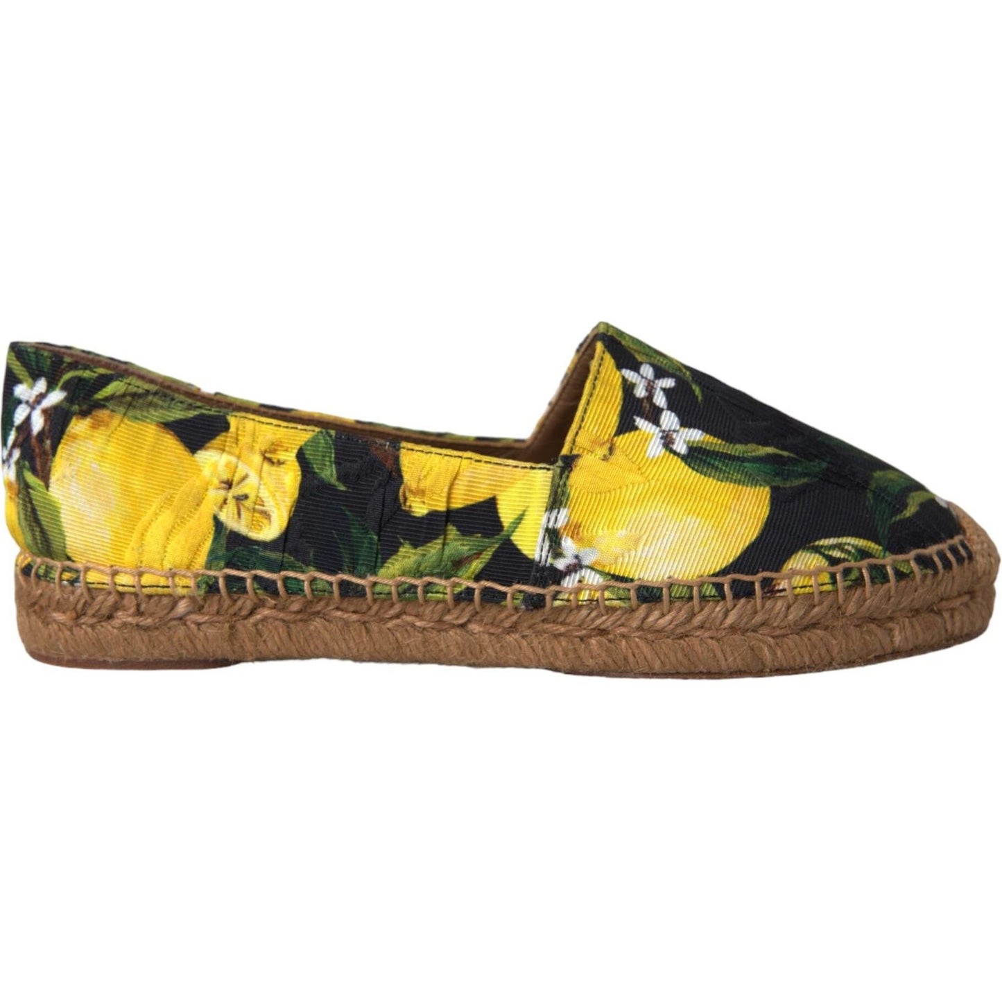 Dolce & Gabbana Multicolor Lemon Slip On Espadrilles Shoes Dolce & Gabbana