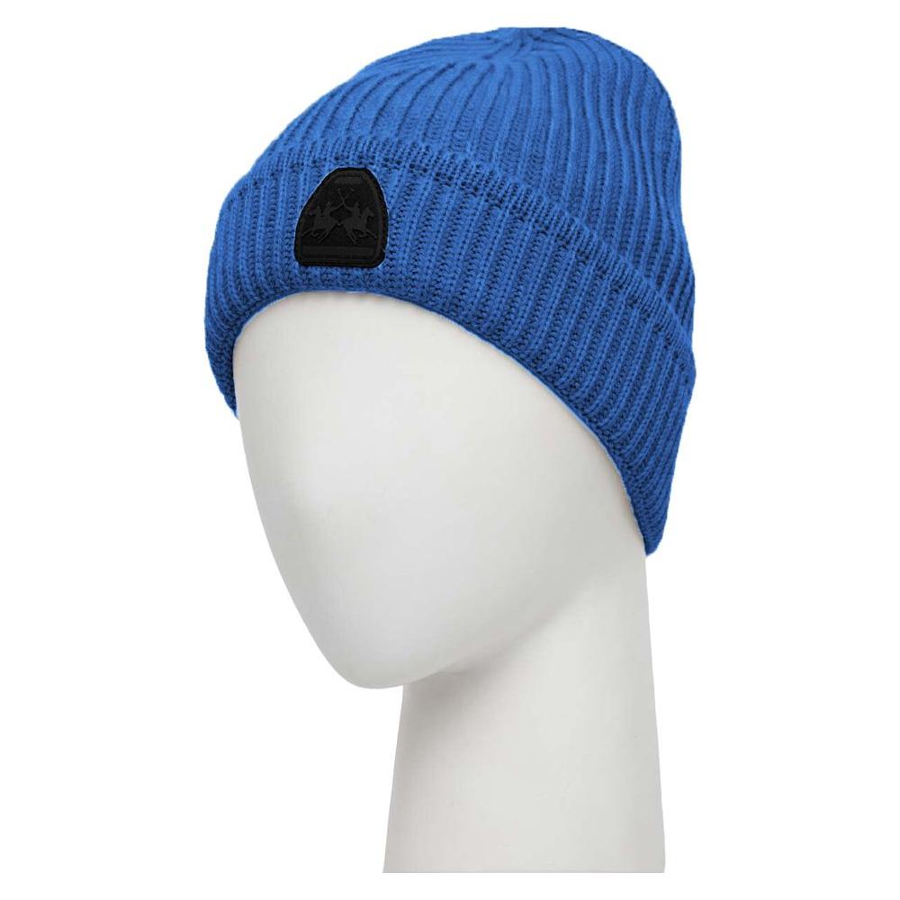 La Martina Light Blue Polyester Hats & Cap La Martina