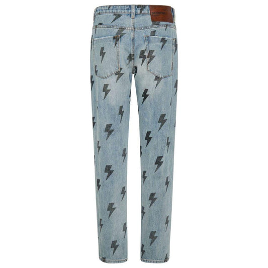 One Teaspoon Light Blue Cotton Jeans & Pant One Teaspoon