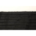 Dolce & Gabbana Black Silk Womens Waist Cummerbund Dolce & Gabbana White Smoke