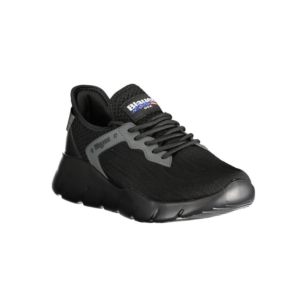 Blauer Black Polyester Sneaker Blauer