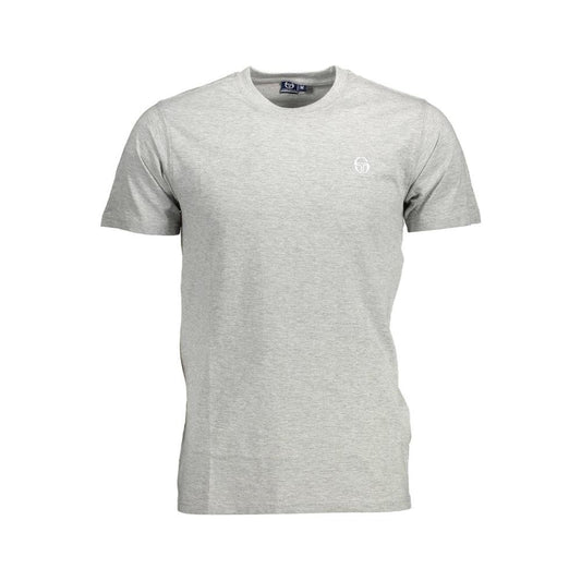 Sergio Tacchini Gray Cotton T-Shirt Sergio Tacchini