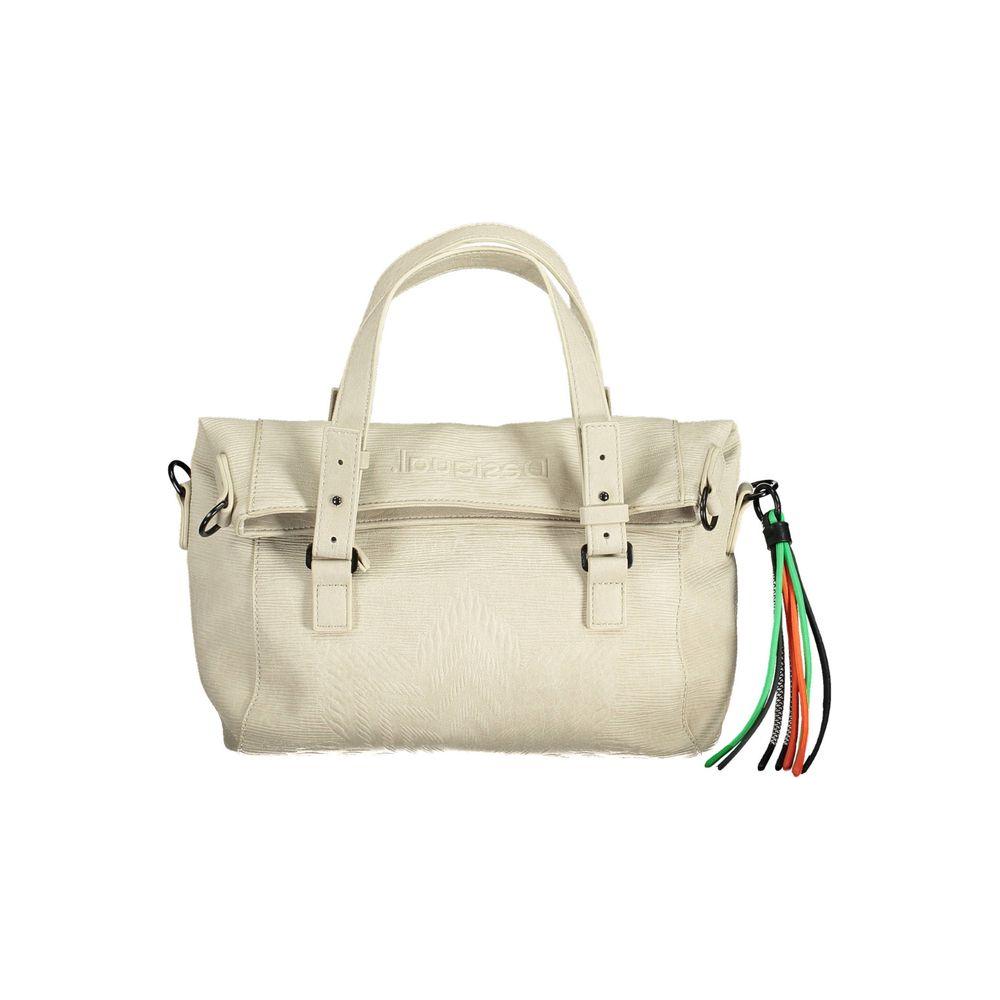 Desigual White Polyethylene Women Handbag Desigual