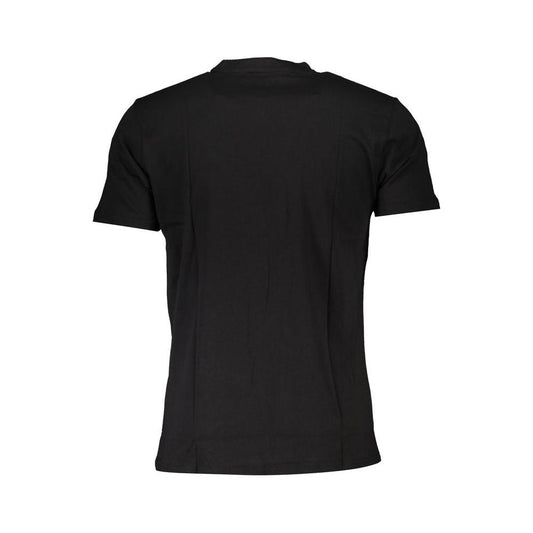 Cavalli Class Black Cotton T-Shirt Cavalli Class