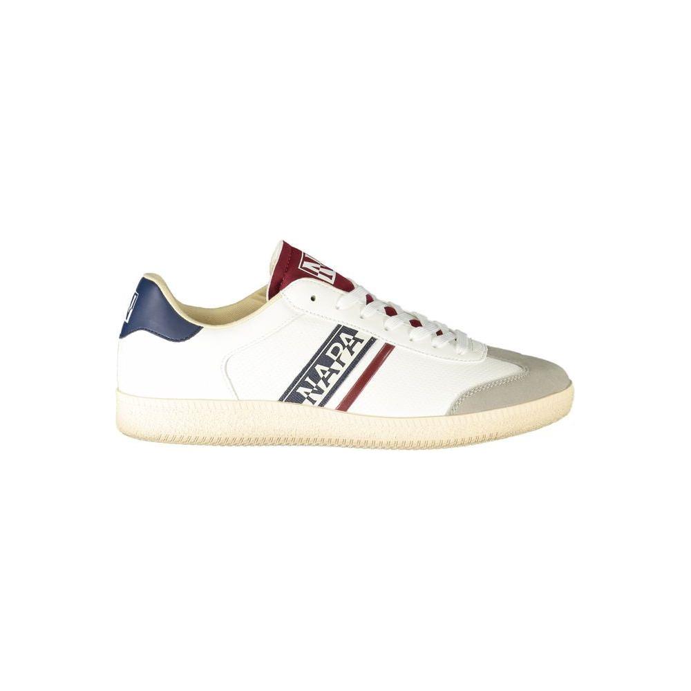 Napapijri White Polyester Sneaker Napapijri