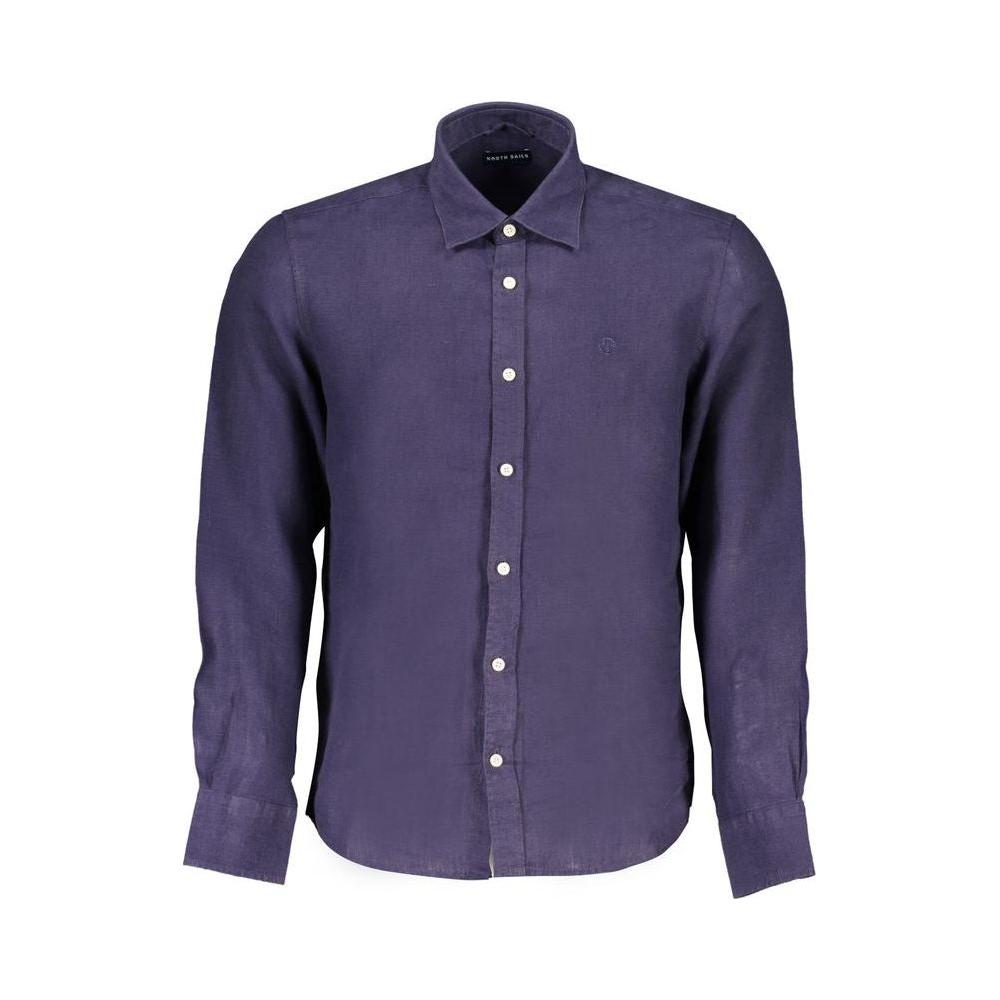 North Sails Blue Cotton Shirt North Sails