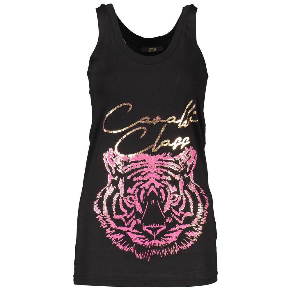 Cavalli Class Black Cotton Women Top