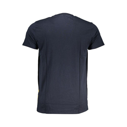 Cavalli Class Blue Cotton T-Shirt MAN T-SHIRTS Cavalli Class