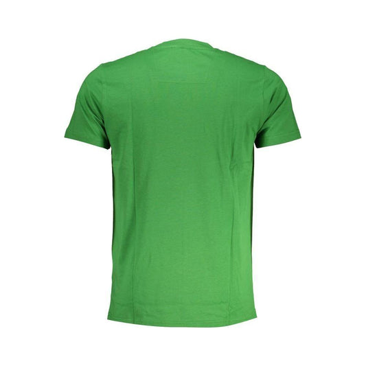 Cavalli Class Green Cotton T-Shirt Cavalli Class