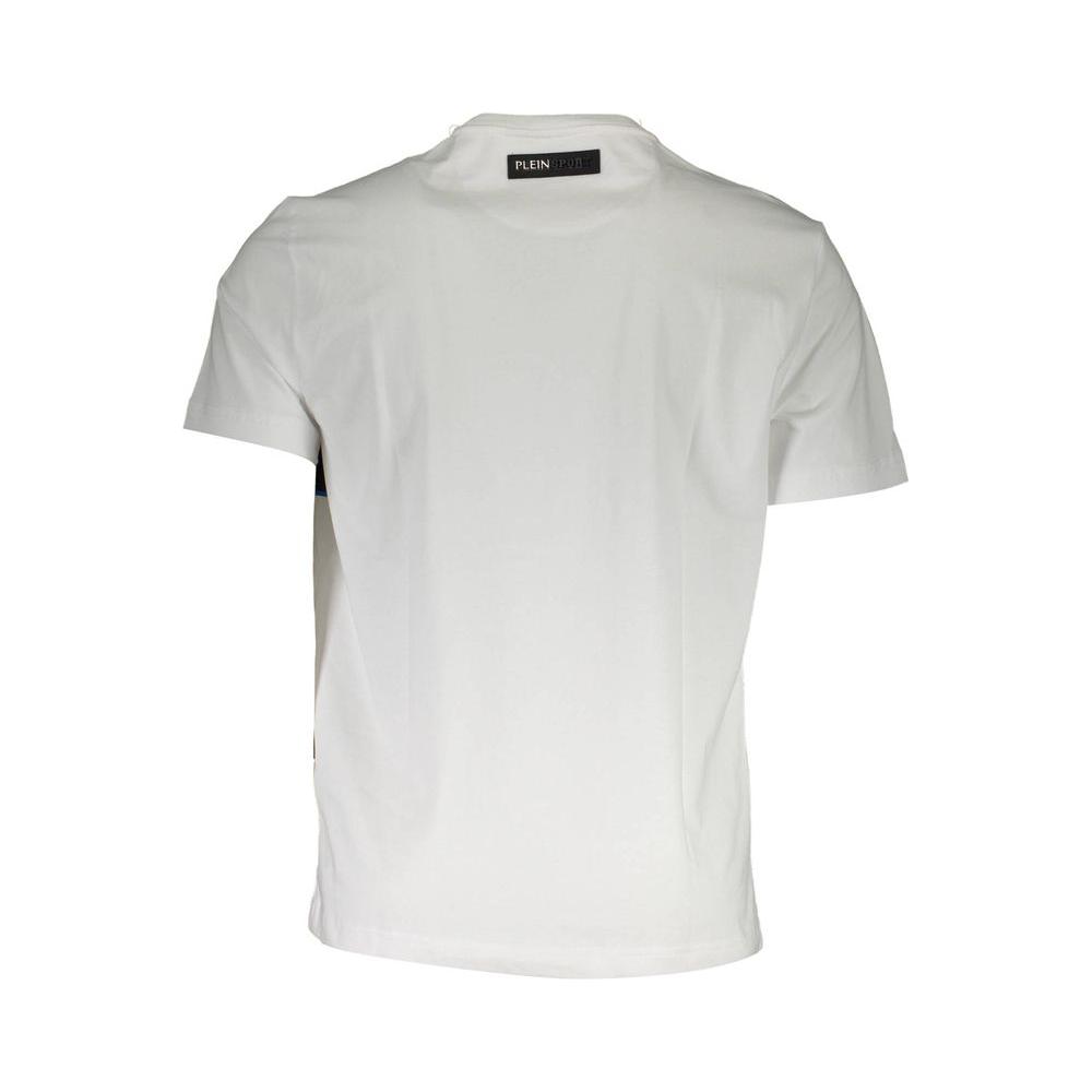 Plein Sport White Cotton Men T-Shirt Plein Sport