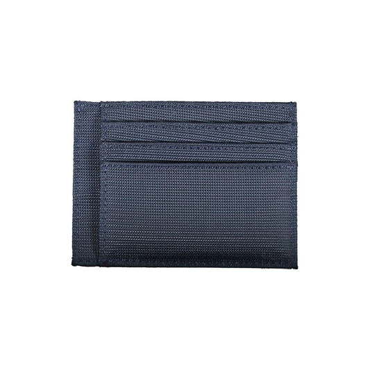 Piquadro Elegant Blue Card Holder with Contrast Details Piquadro