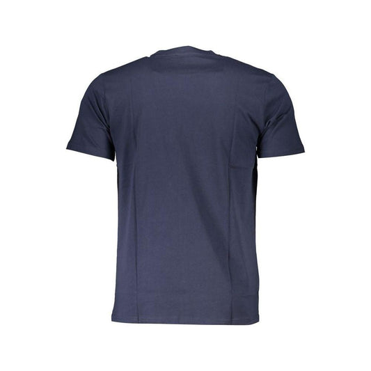 Cavalli Class Blue Cotton T-Shirt Cavalli Class