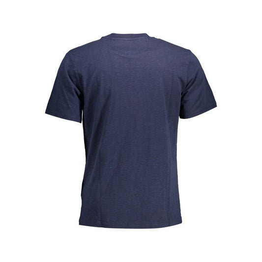 La Martina Blue Cotton Men T-Shirt La Martina