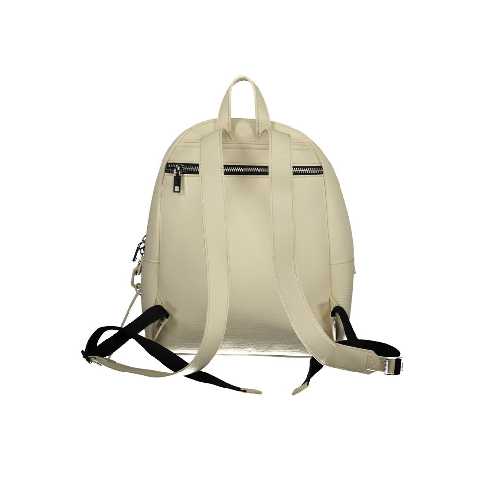 Front view with bag zipped and handles upright.