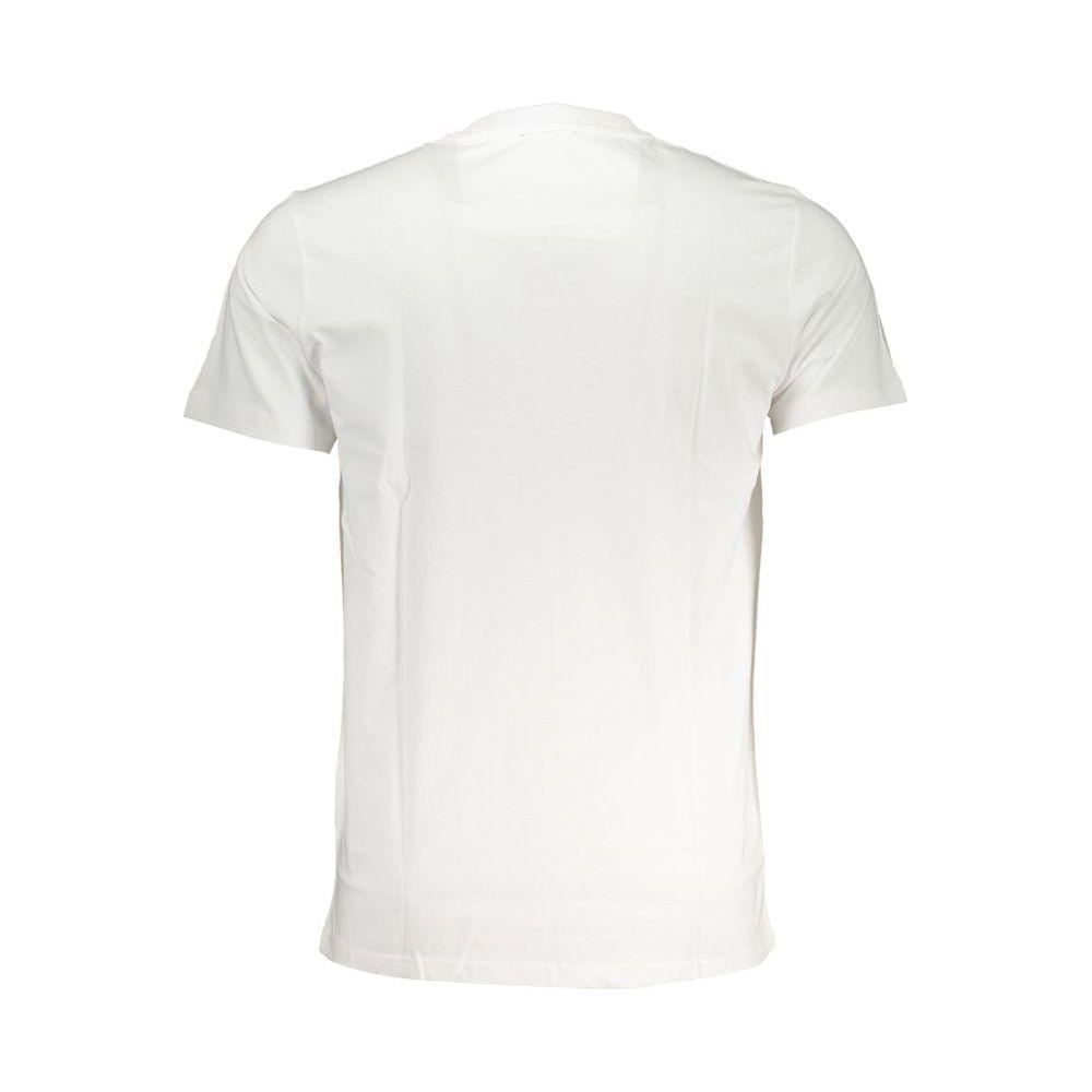 Cavalli Class White Cotton T-Shirt Cavalli Class