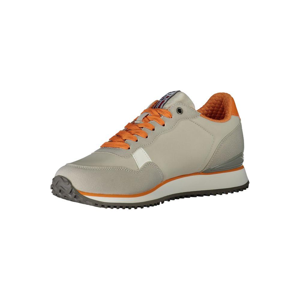 Napapijri Gray Polyester Sneaker Napapijri