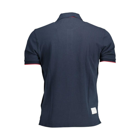 La Martina Elegant Blue Short-Sleeved Polo La Martina