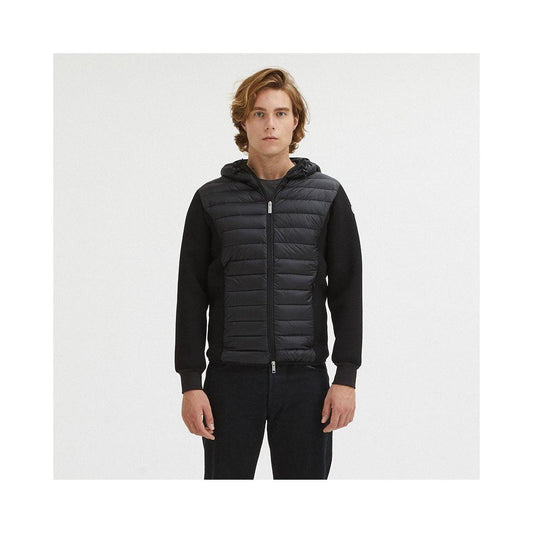 Centogrammi Black Nylon Men Jacket Centogrammi