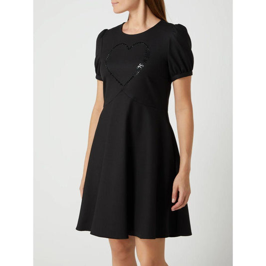 Love Moschino Black Polyester Women Dress Love Moschino