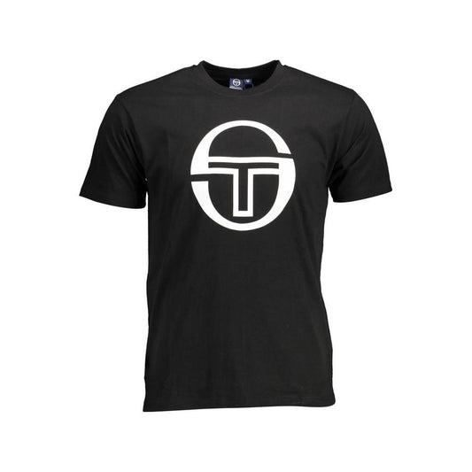 Sergio Tacchini Black Cotton T-Shirt Sergio Tacchini