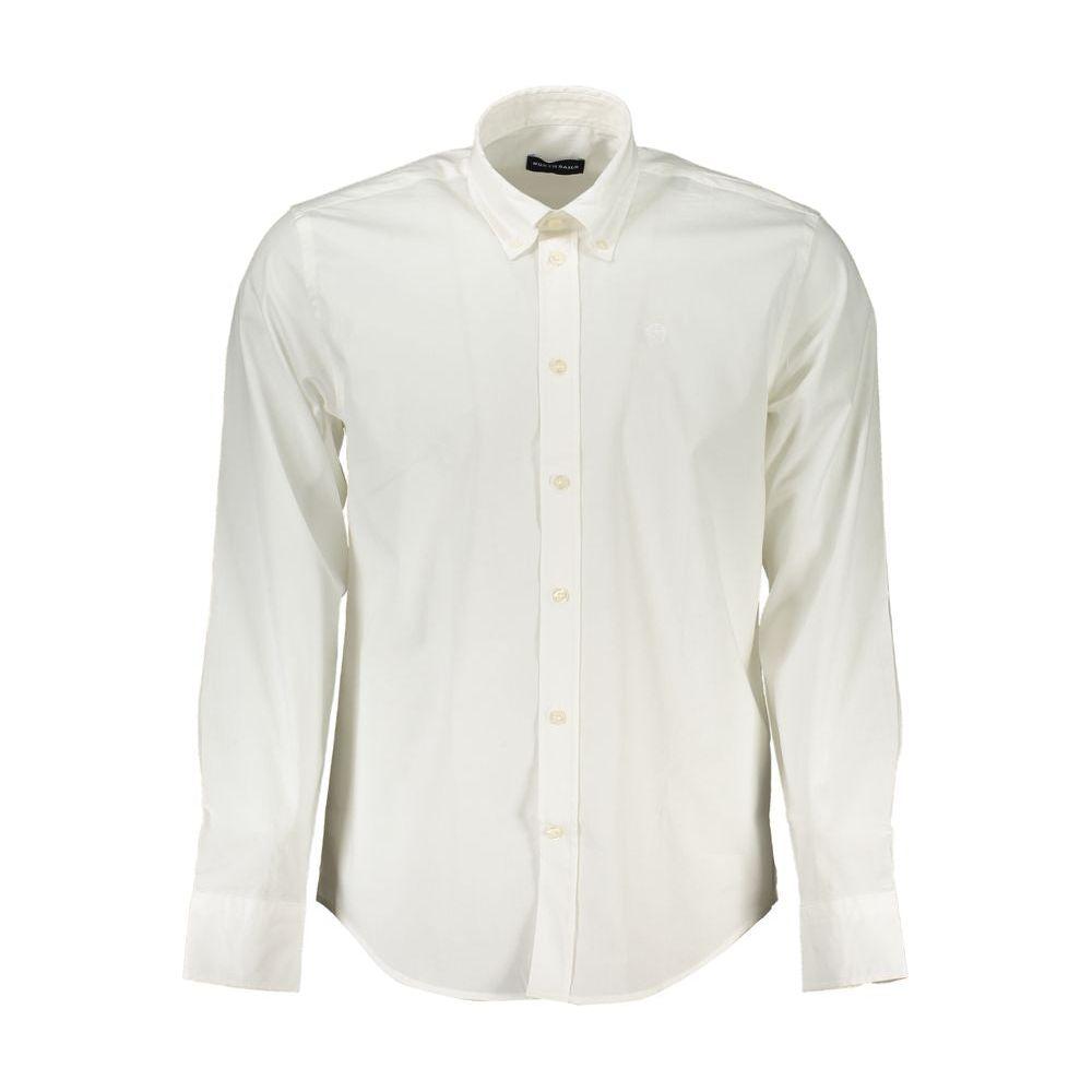 North Sails White Cotton Men Shirt North Sails