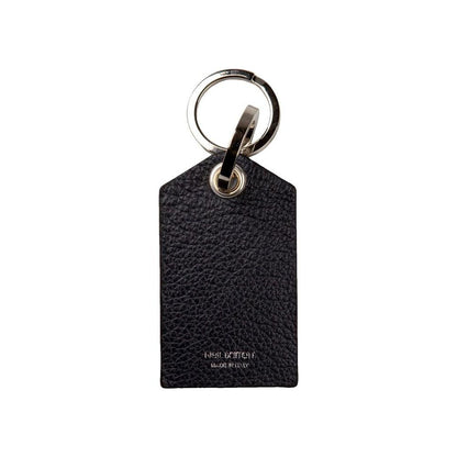 Neil Barrett Blue Leather Men Keychain