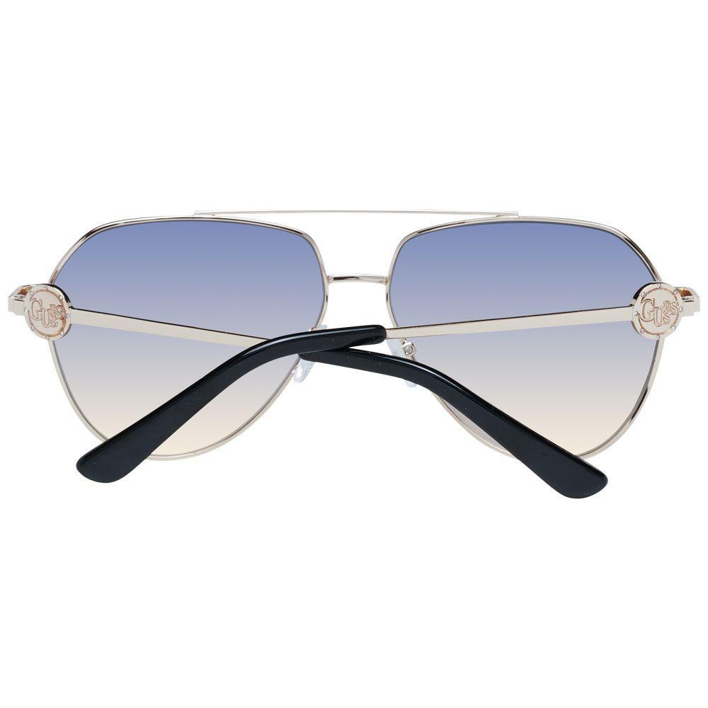 Guess Gold Metal Sunglasses