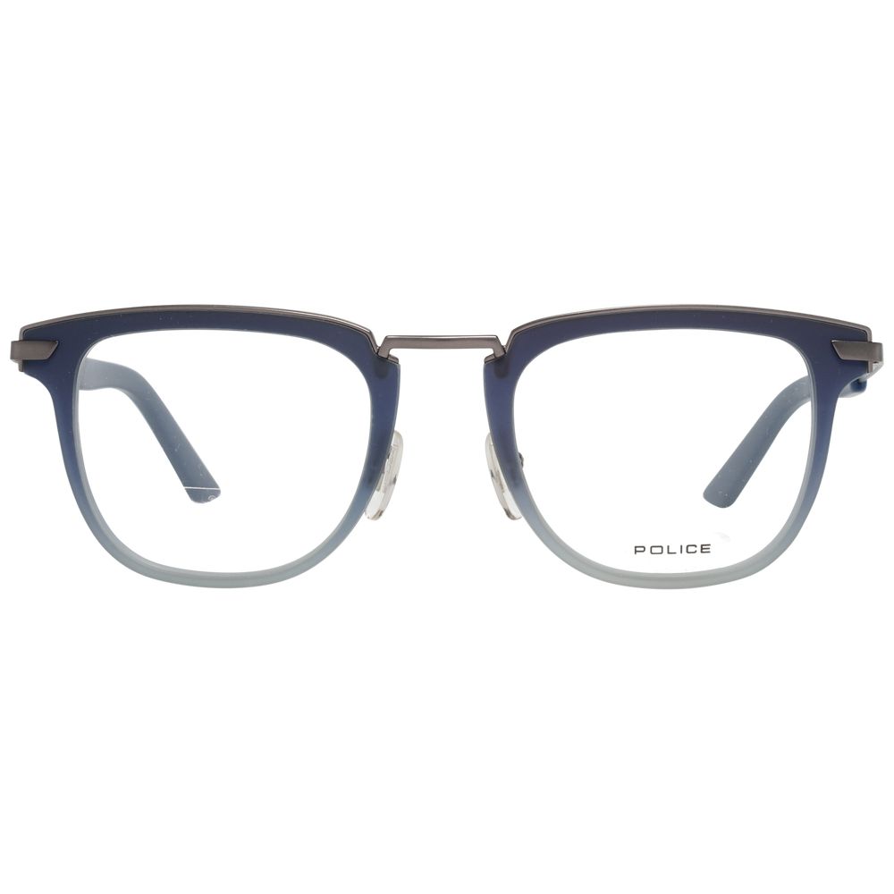 Police Blue Metal & Plastic Glasses (Frames)