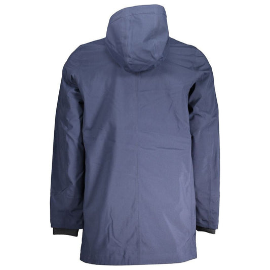 K-WAY Blue Polyester Jacket K-WAY