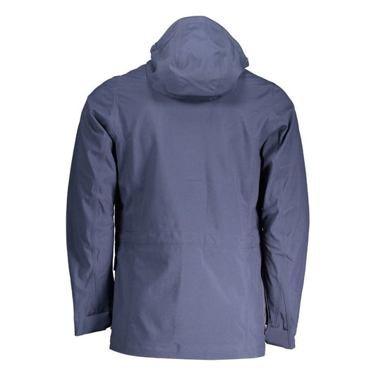 K-WAY Blue Polyester Jacket K-WAY