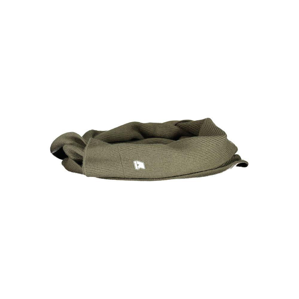 K-WAY Green 100 Wool Scarf K-WAY