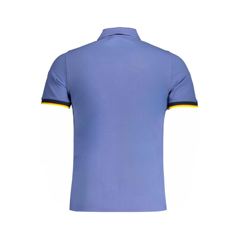 K-WAY Blue Cotton Polo Shirt K-WAY