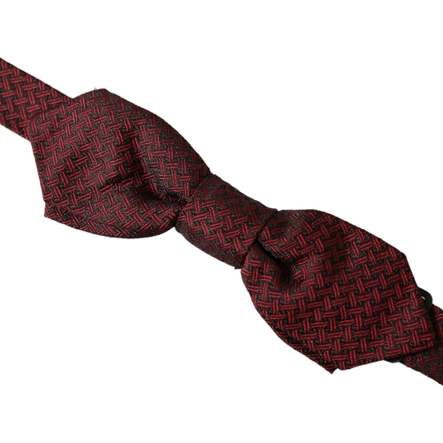 Dolce & Gabbana Red Silk Fantasy Adjustable Neck Men Bow Tie Dolce & Gabbana