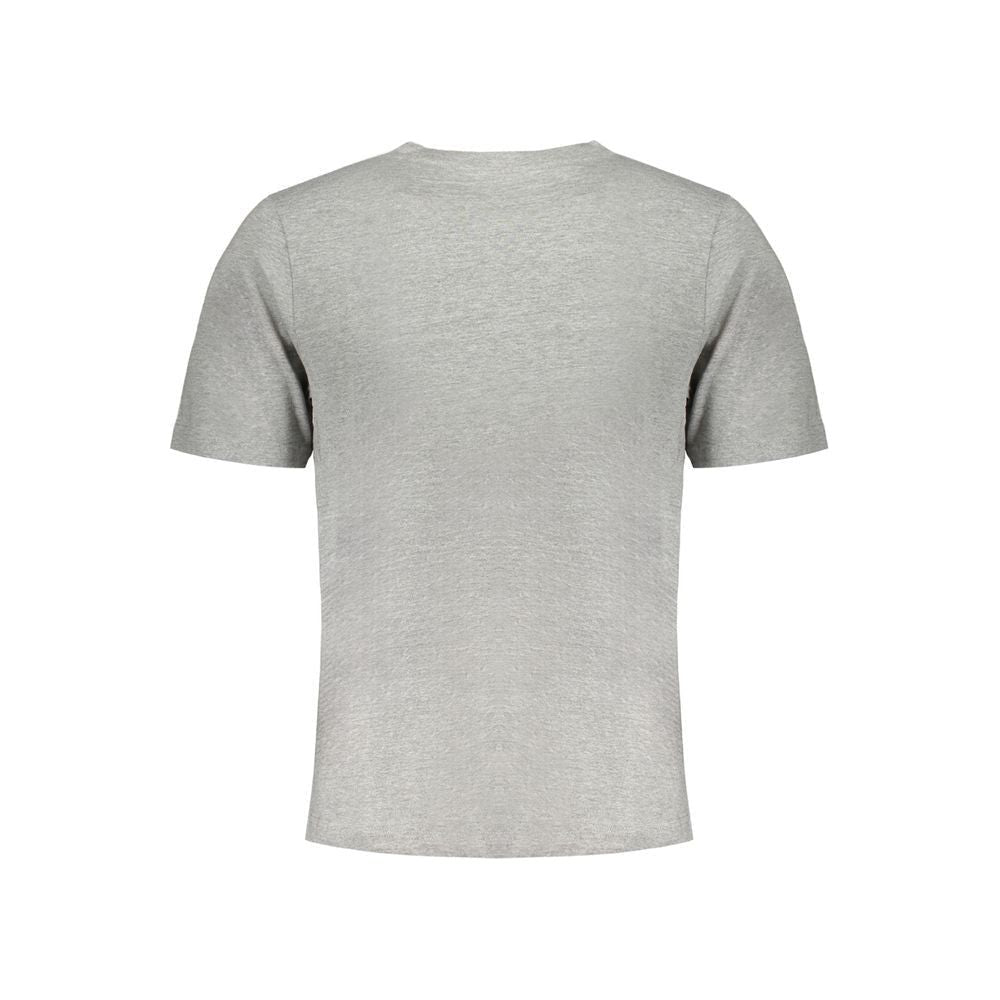 Kappa Gray Cotton T-Shirt Kappa