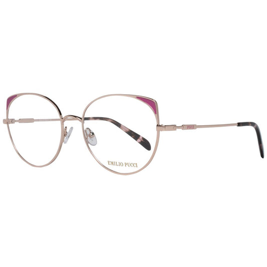 Emilio Pucci Rose Gold Metal Glasses (Frames)