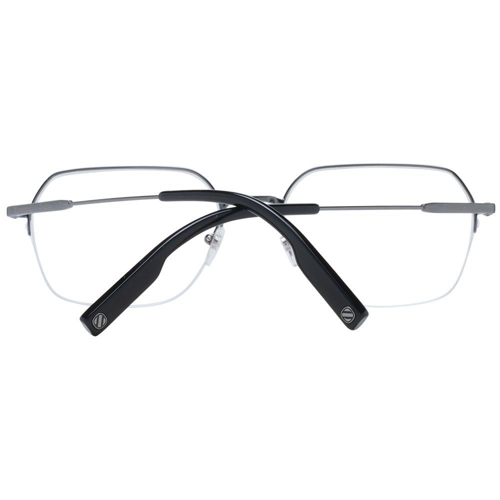 Ermenegildo Zegna Gray Metal Glasses (Frames)