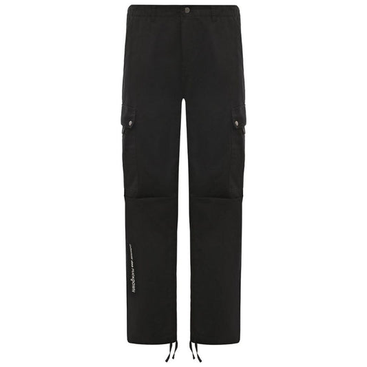 Black Cotton Jeans & Pant