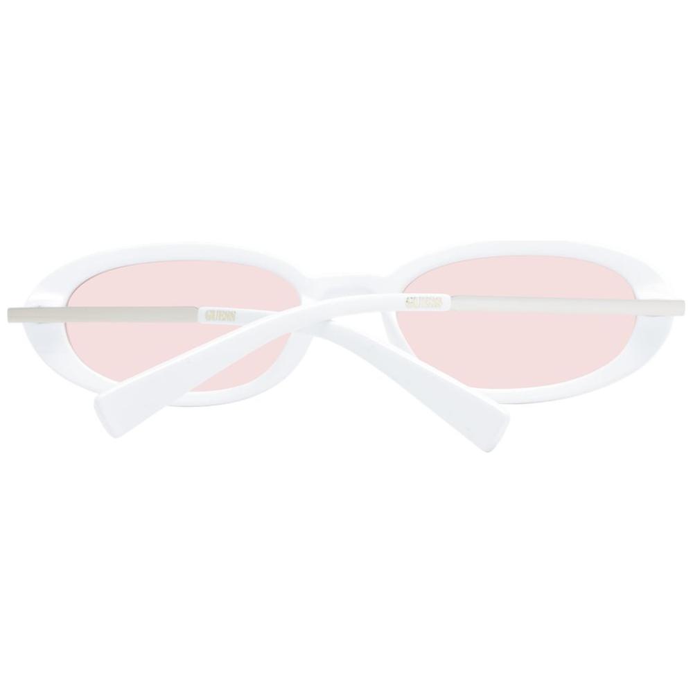 Guess White Unisex Sunglasses