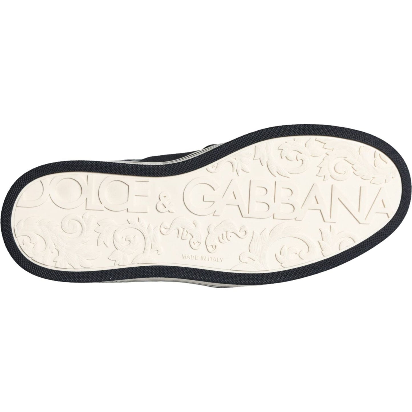 Dolce & Gabbana Black Leather Loafers Slippers Casual Shoes Dolce & Gabbana