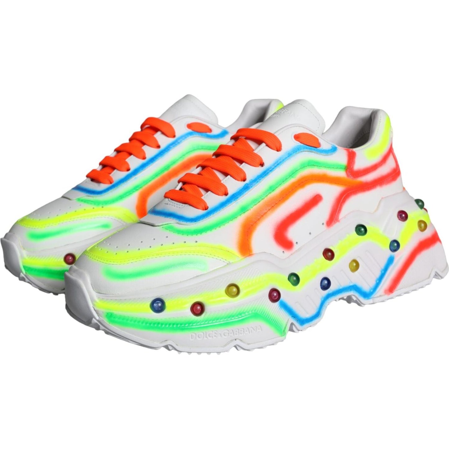 Dolce & Gabbana Multicolor Daymaster LED Lighted Sneaker Shoes Dolce & Gabbana